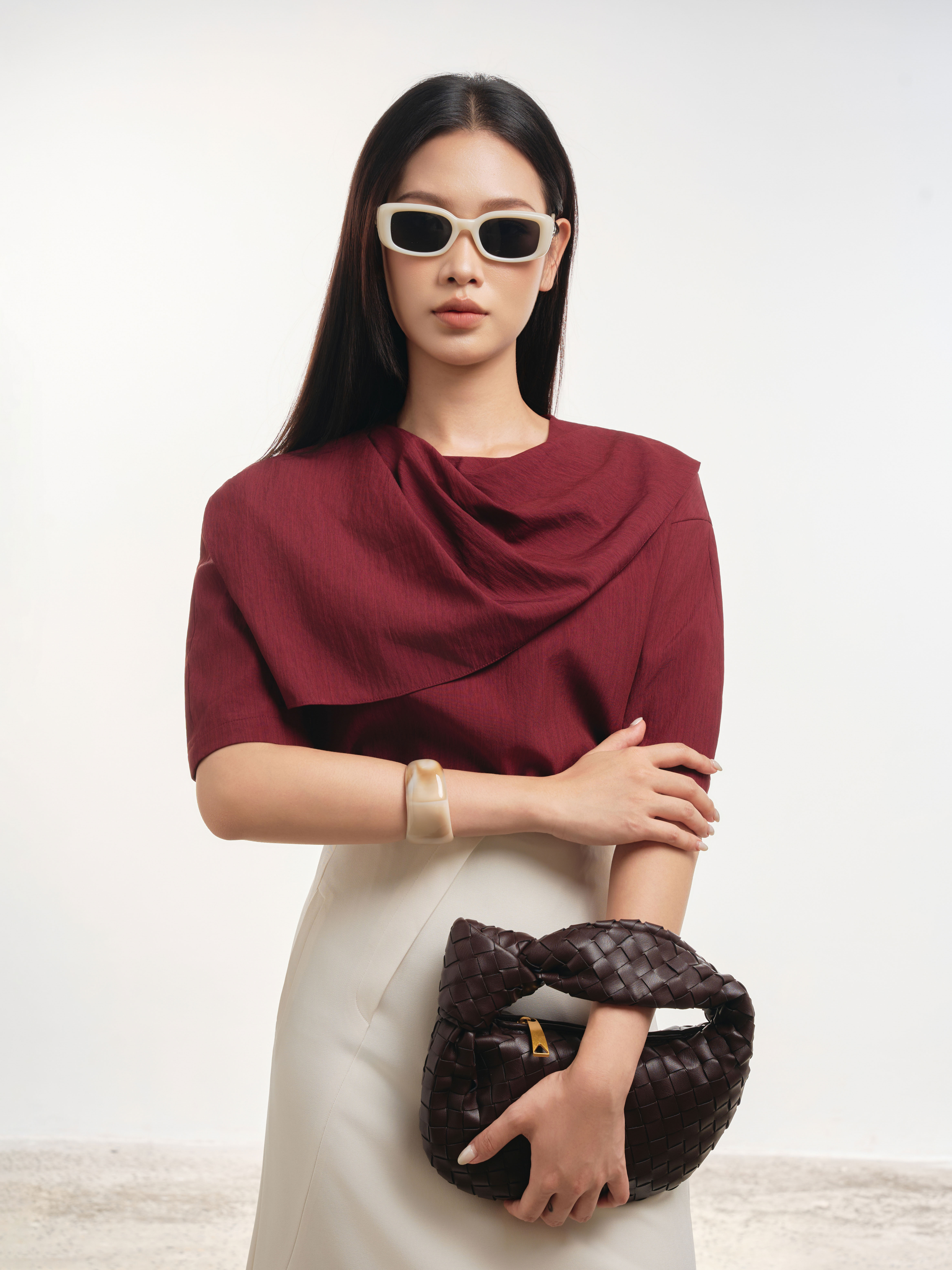 Áo tay cộc cổ khăn